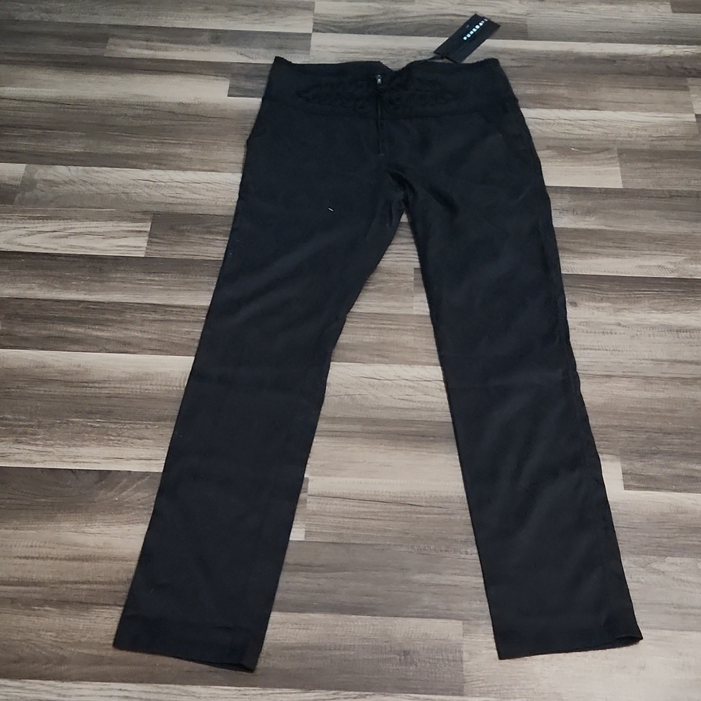 Punk Rave Men's  Black Gothic Pants size L 33' NWT Perfect Renfaire/ Cos…